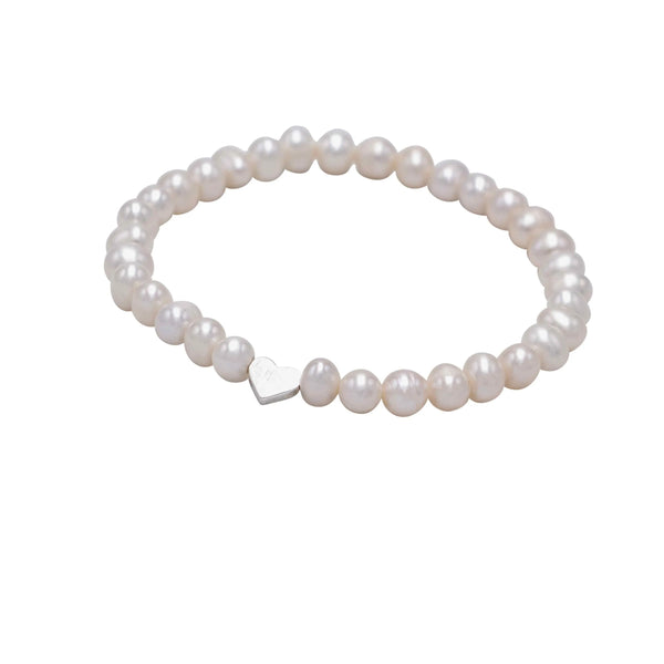 Perle mit Herz Armband DIE PERLE - Echte Perle Echte Freude
